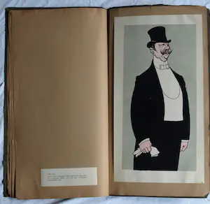 Jo Spier - Ingelijste prent + Albert Hahn : ‘Ben ik dat?’ , 12 litho's met karikaturen kopen? Bied vanaf 50!