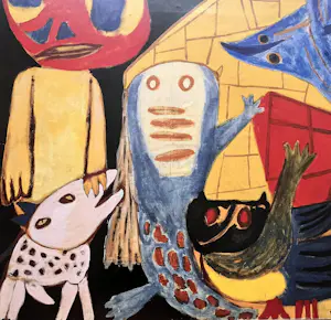 Karel Appel - Mooie prent - affiche kopen? Bied vanaf 35!