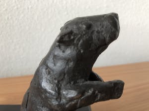 Brons (Onbekend) - Massief bronzen beeld van een BEVER kopen? Bied vanaf 35!