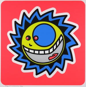 Ottograph - Zeefdruk, Zonnetje - Ingelijst kopen? Bied vanaf 1!