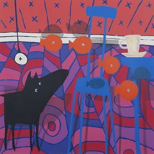 Peter Bastiaanssen - Zeefdruk, Zonder titel 2 - Ingelijst kopen? Bied vanaf 80!