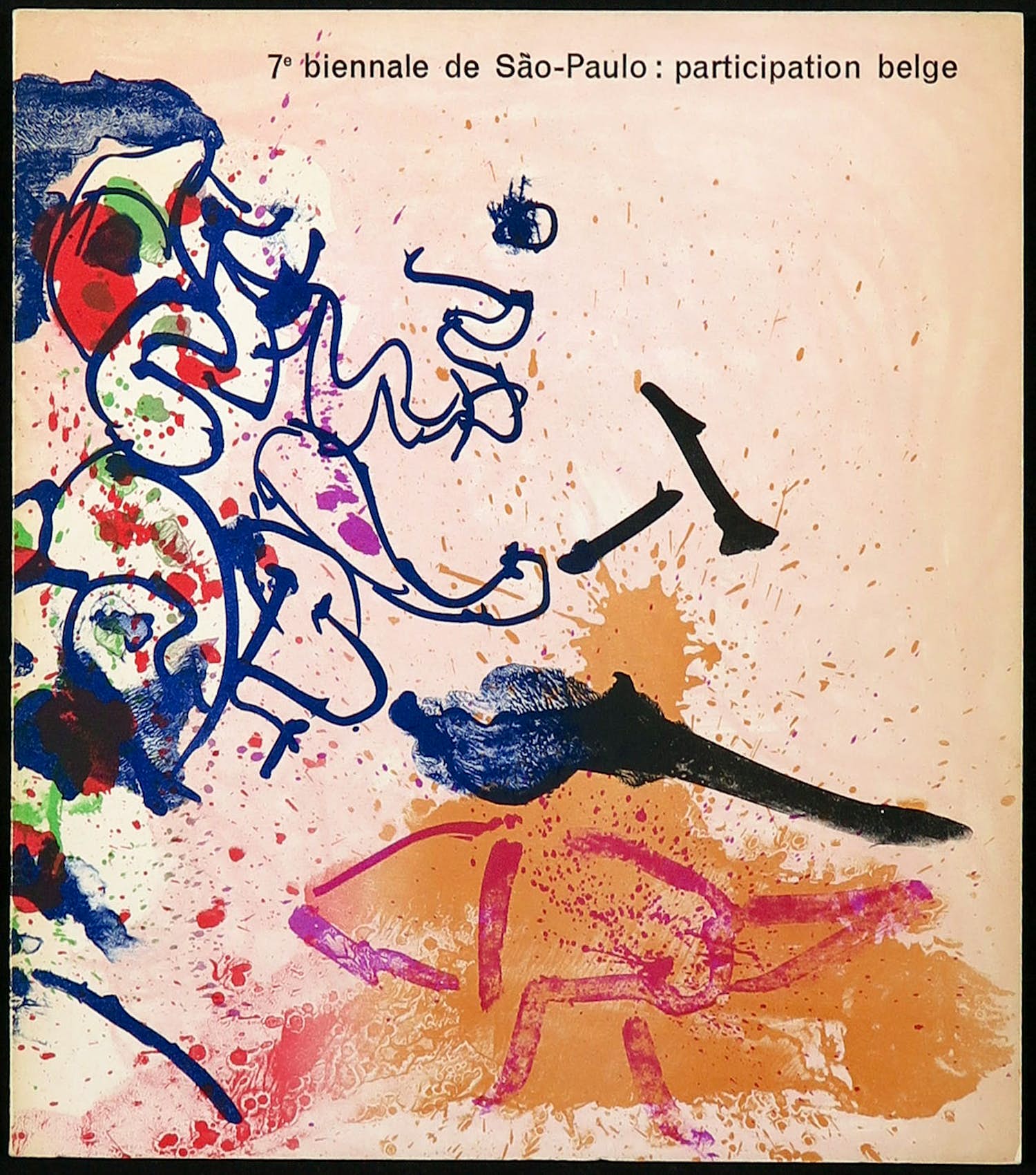 Pierre Alechinsky - Reinhoud, Marchoul - 7e biennale de Sao-Paulo: Participation belge verkocht voor € 1!