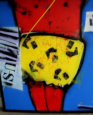 Herman Brood - Acryl op doek: J. van Nazareth (met certificaat broodnodig en taxatierapport HBM kopen? Bied vanaf 5950!