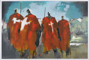 Machiel Hopman - Zeefdruk op stevig papier, Prayers - Ingelijst (Groot) kopen? Bied vanaf 80!