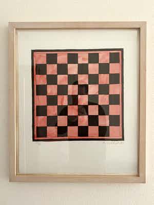 Klaas Gubbels - Hand ingekleurde zeefdruk verkocht voor € 325!