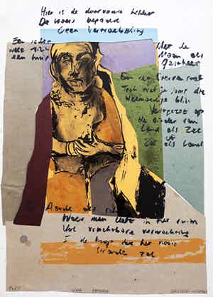 Jasper Krabbe - Vrouw, gemengde techniek verkocht voor € 95!