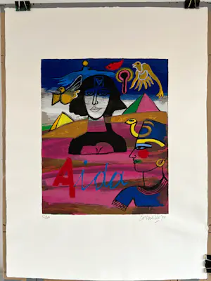 Corneille - Ommagio a G. Verdi - Map met 6 zeefdrukken kopen? Bied vanaf 1250!