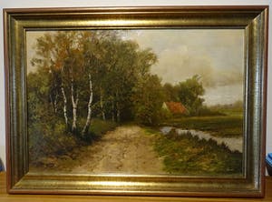 Frans Baaijens - Landweggetje in Oele kopen? Bied vanaf 70!