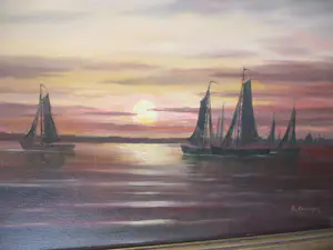 Chris Koelemeijer - (2/4-1915 - 2/10-1973) Maritiem image, ca 1955, Nederland. kopen? Bied vanaf 40!