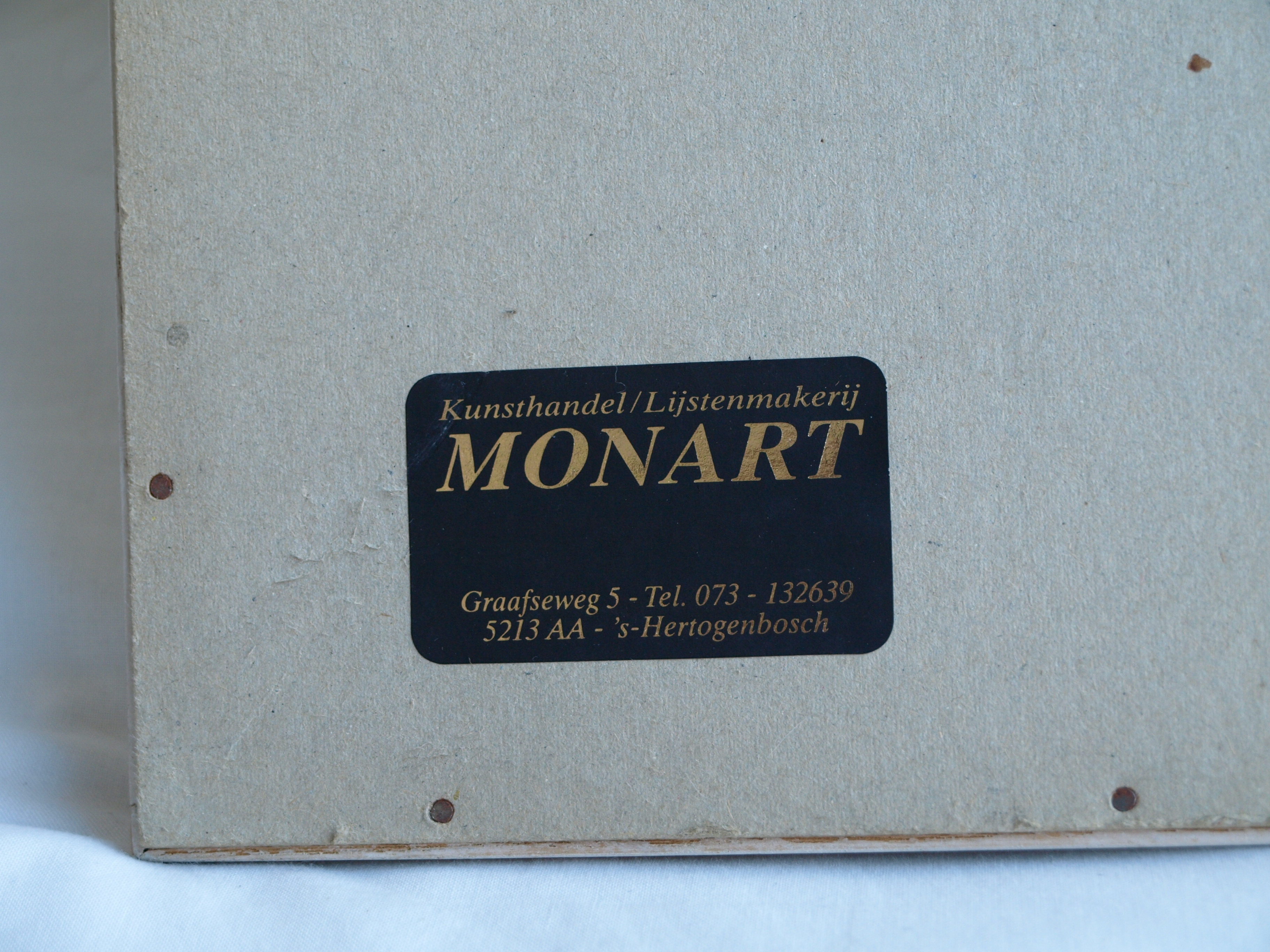 Niet of onleesbaar gesigneerd - Gouache , Abstract - gesigneerd & ingelijst - GROOT - 103 x 77 cm kopen? Bied vanaf 1!