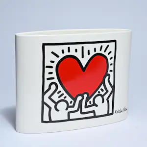 Keith Haring - "Heart" vaas kopen? Bied vanaf 150!