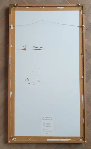 Daniel Spoerri - Die Hungrige Schildkröte - 2014 - Editie 50- Gesigneerd op achterzijde kopen? Bied vanaf 695!