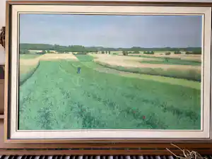 Philip Kouwen - Wijds glooiend landschap verkocht voor € 150!
