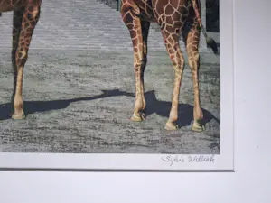 Carel Willink - Twee giraffen in de tuin van Versailles kopen? Bied vanaf 325!