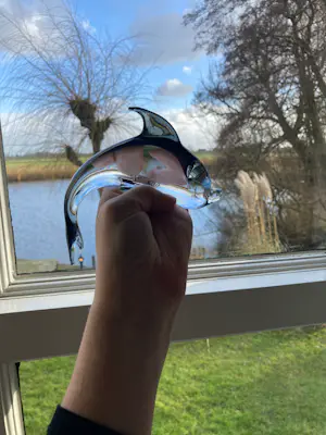 Murano Glas - Murano – Vintage Italiaanse dolfijn van gerookt glas – art-glass uit de jaren 60 kopen? Bied vanaf 25!