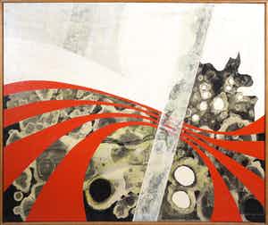 Johannes van Hoften - Olieverf op doek, Dubbelganger - Ingelijst verkocht voor € 1!