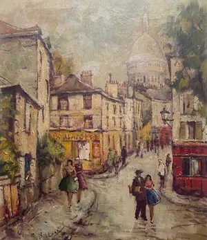 Niet of onleesbaar gesigneerd - Paris, Montmartre kaufen? Bieten Sie von 1!