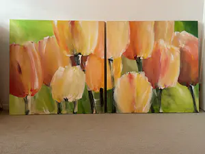 Greetje Feenstra - Tweeluik Tulpen kopen? Bied vanaf 800!
