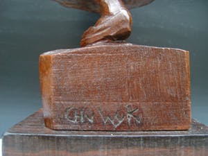 Charles van Wijk - Houten beeld -UNICA - in prijs verlaagd! kopen? Bied vanaf 350!