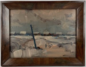 Wim van der Veer - Winterlandschap kopen? Bied vanaf 250!