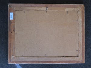 Niet of onleesbaar gesigneerd - Fraaie 19e Eeuwse realistische Aquarel "Slot Kasteel Schagen" gesigneerd kopen? Bied vanaf 1!