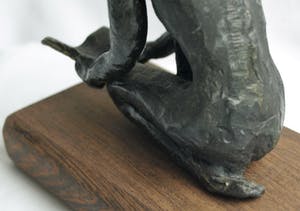 Astrid Veldhuyzen-Koppen - Bronzen leesbeeld / leesbeeldje , “Ontdekkingsreis“ - 2001 kopen? Bied vanaf 1!
