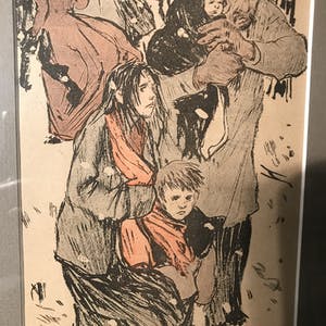 Theophile Alexandre Steinlen - Vluchtelingen kopen? Bied vanaf 75!