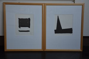 Raoul De Keyser - "Twee tekeningen" - tweeluik bestaande uit 2 zeefdrukken kopen? Bied vanaf 650!