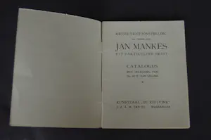 Jan Mankes - KEUZE-TENTOONSTELING JAN MANKES 7 MEI TOT 30 MEI 1927. kopen? Bied vanaf 1000!