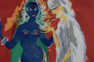 Kees van Dongen - Houtgravure - Sallâmah-la-Bleue kopen? Bied vanaf 50!