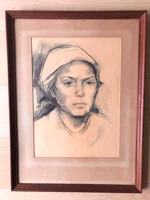 Lei Molin - portret van een vrouw verkocht voor € 35!