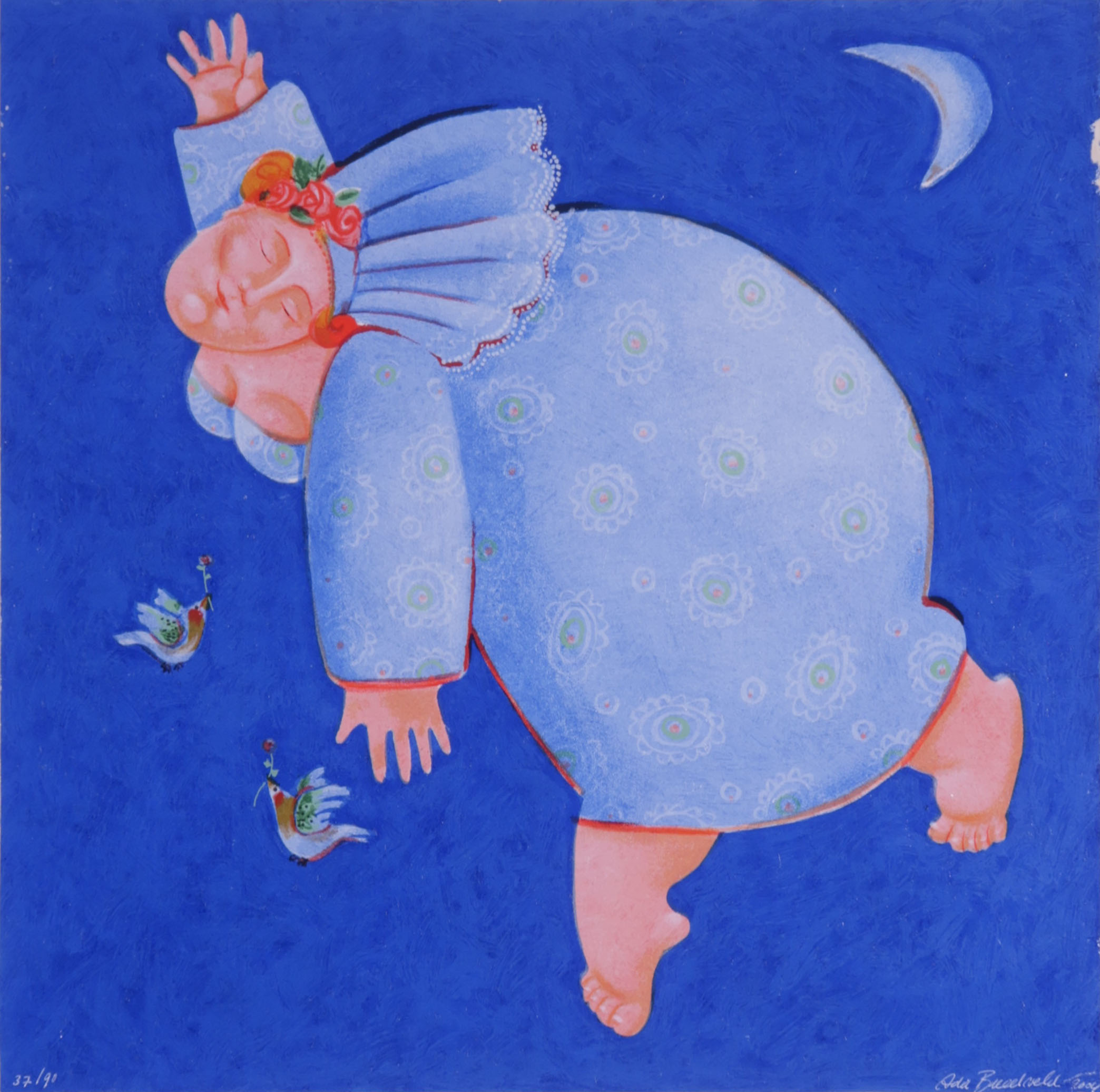 Ada Breedveld - Zeefdruk, Zonder titel kopen? Bied vanaf 20!