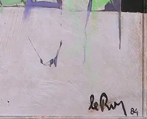 Han le Roy - Aquarel met gemengde techniek op paneel, Watercollage 2 kopen? Bied vanaf 1!