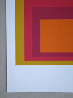 Josef Albers - Homage to the Square - La Tehuana - Zeefdruk - 1971 kopen? Bied vanaf 100!