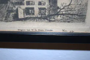Oskar Paul Matthes - Vischbrug Leiden - ets kopen? Bied vanaf 8!