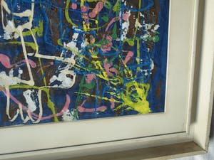 Hans Ittmann - Ingelijst, olieverf op papier , Optie – 47 x 57 cm - ca. 1955-1960 kopen? Bied vanaf 1!