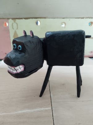 Peter Bastiaanssen - Staande borderliner met hoofd opzij zonder titel kopen? Bied vanaf 140!