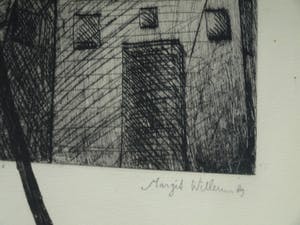 Margit Willems - Zeer grote ingelijste ets , When you dance, you do not Tango – 1989 - nr. 5 / 7 kopen? Bied vanaf 100!