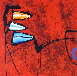 Niet of onleesbaar gesigneerd - Zeefdruk, Zonder titel kopen? Bied vanaf 1!