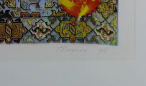 Patrick Bergsma - Zeefdruk op papier, Bartje - Ingelijst kopen? Bied vanaf 80!