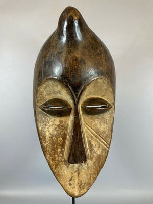 Makonde - 210946 - African Mahogwe mask - Gabon. kopen? Bied vanaf 45!