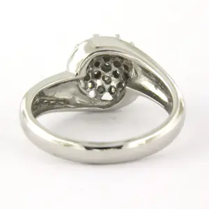 14k wit gouden ring met briljant geslepen diamant tot. 0.20ct – F/G - VS/SI kopen? Bied vanaf 460!