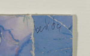 Bert van Zelm - Gouache en collage, Zittend naakt - Ingelijst kopen? Bied vanaf 40!