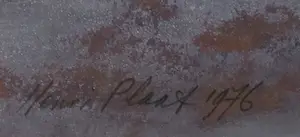 Henri Plaat - Gouache, Landschap - Ingelijst kopen? Bied vanaf 70!