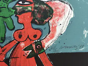 Corneille - kleurenlitho - 1978 - ‘L’ ete ardent’. kopen? Bied vanaf 245!