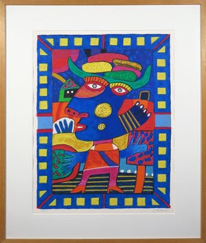 Clemens Briels - Zeefdruk, Le Sobran Banana - Ingelijst kopen? Bied vanaf 70!