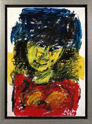 Martin van Wordragen - Olieverf, Straatkatje - Ingelijst kopen? Bied vanaf 10!