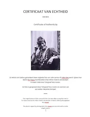 Nico Koster - David Bowie Amstelhotel 1974 kopen? Bied vanaf 150!