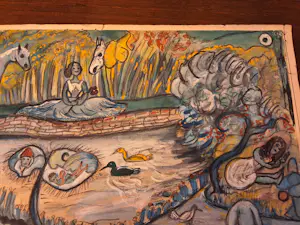 Toni Arzoni - Vrouw aan de vijver kopen? Bied vanaf 300!