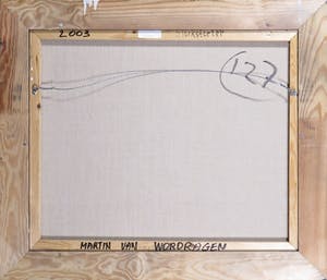 Martin van Wordragen - Olieverf op doek, Sluikstorter - Ingelijst kopen? Bied vanaf 1!